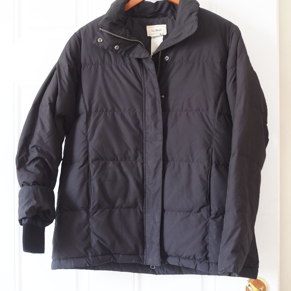 Women's LL Bean Down Jacket Black